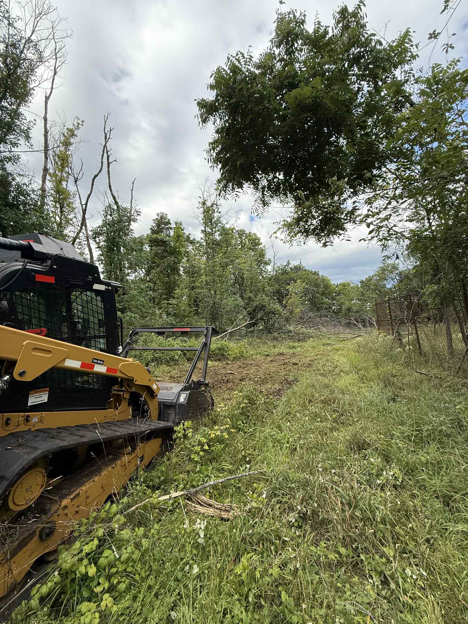 Land clearing completion